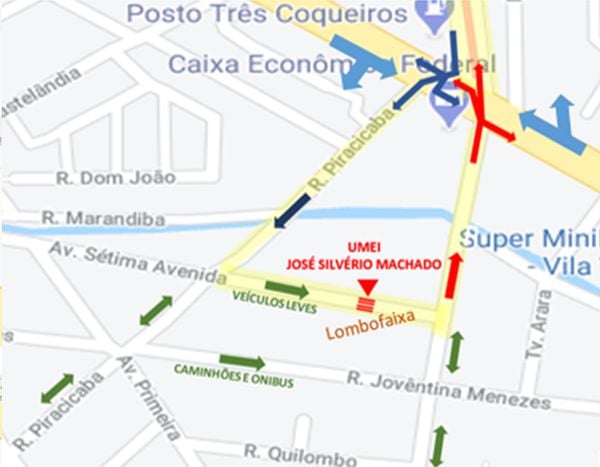 Mudanças que serão aplicadas na Sétima Avenida e ruas adjacentes