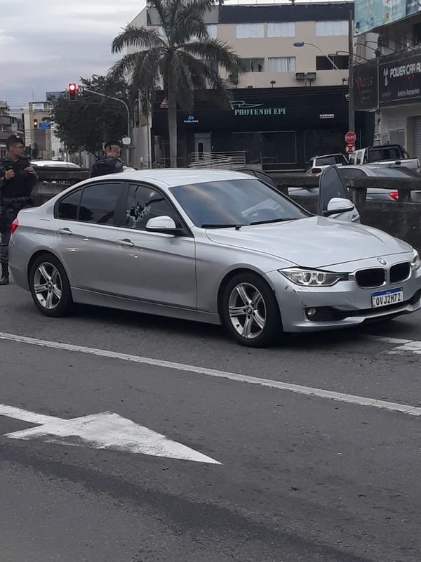 Carro onde Fernando Cabeção foi executado
