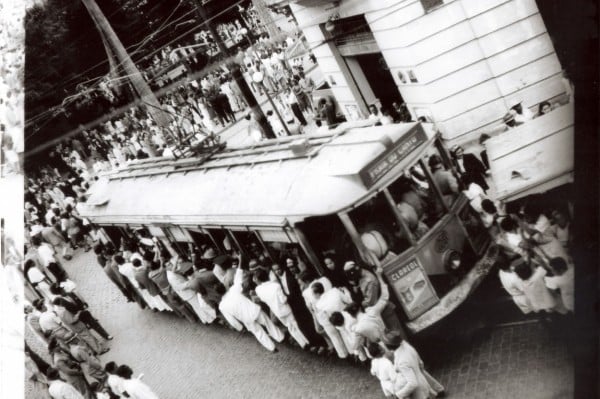 Rua Sete de Setembro na década de 1950 por Arquivo | A Gazeta