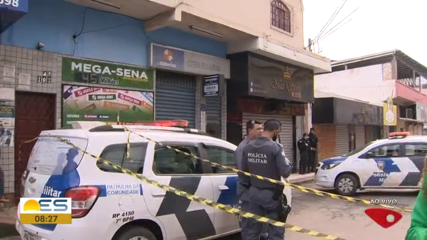 Casa lotérica no bairro Bela Aurora, em Cariacica, foi alvo de assaltantes. Dois suspeitos foram mortos