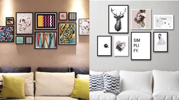 Composição com quadros