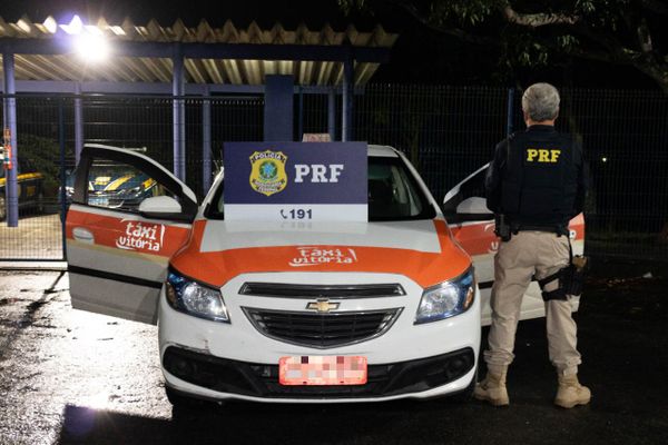O táxi tinha ponto fixo na Rodoviária de Vitória e foi recuperado em Linhares na noite desta quarta-feira (30)