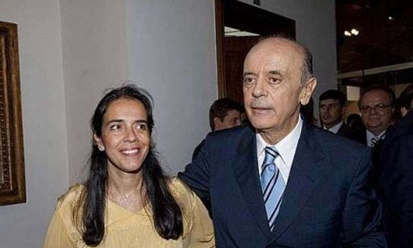 Verônica e o pai, ex-governador de São Paulo
