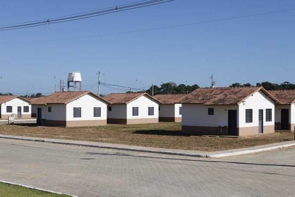 Casas do Residencial Rio Doce, em Linhares