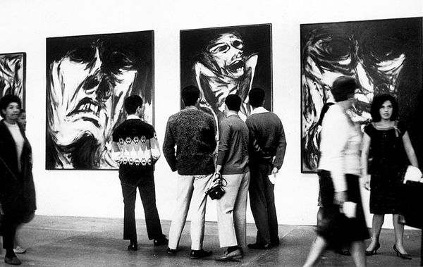 Obras de Ivan Serpa na 8ª Bienal de São Paulo, em 07/09/1965 