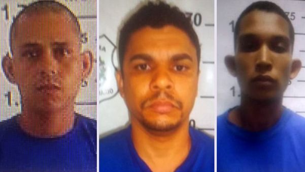 Presos que fugiram da Penitenciária Regional de São Mateus