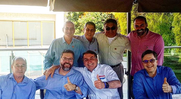 No sábado (4), o embaixador recebeu o presidente Jair Bolsonaro para um almoço em celebração ao Dia da Independência dos EUA