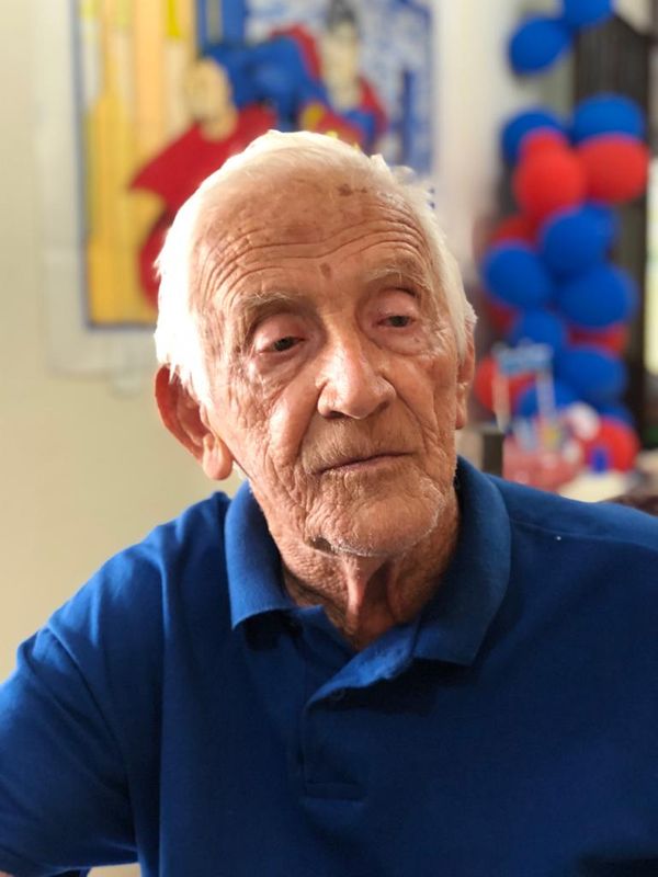 Aos 90 anos, Ruy Barbosa venceu a Covid-19