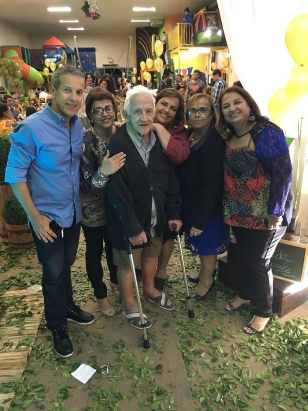 Aos 90 anos, Ruy Barbosa venceu a Covid-19