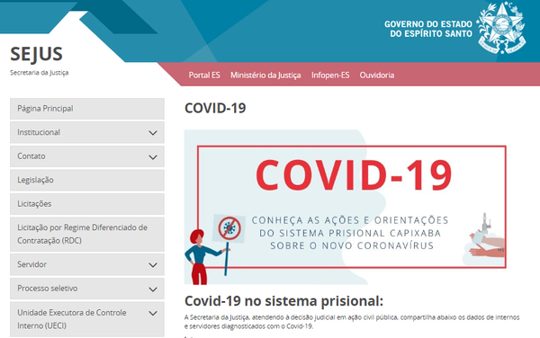 Alterações promovidas pelo Governo do Estado nos portais virtuais