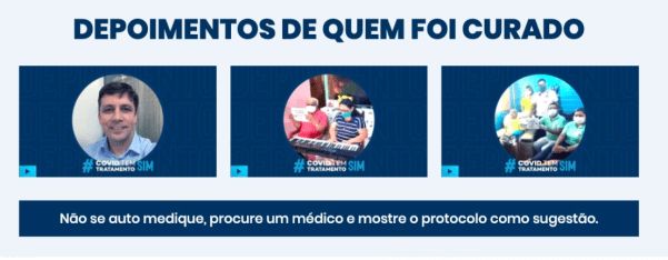 Site Covid Tem Tratamento Sim