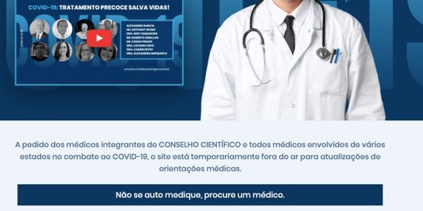 Site Covid Tem Tratamento Sim