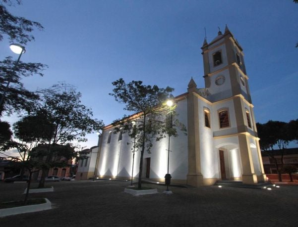 Igreja de São João Batista, em Cariacica Sede. Templos são considerados atividades essenciais no município
