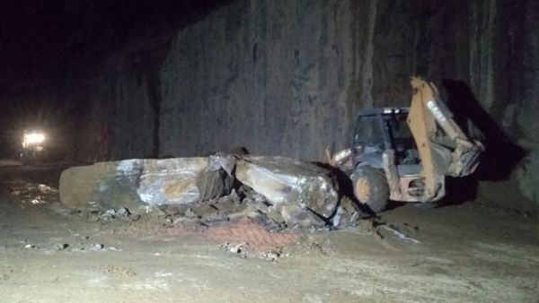Obras de correção de instabilidade em material rochoso interditará parte da BR 262 neste mês