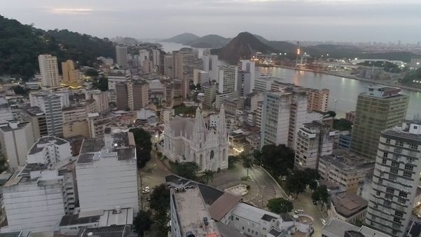 Imagens aéreas do Centro de Vitória
