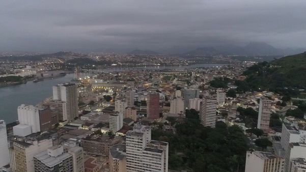 Imagens aéreas do Centro de Vitória