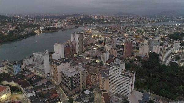 Imagens aéreas do Centro de Vitória