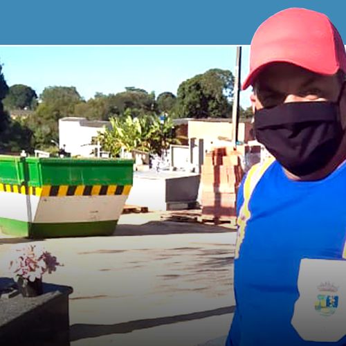 Criado em cemitério, coveiro do ES tem medo do coronavírus: