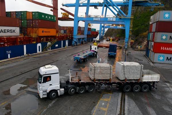 O Terminal Portuário de Vila Velha (TVV), único terminal de contêineres do Estado, é administrado pela empresa Log-in Logística.  Por lá passam eletrodomésticos, insumos para a indústria de mineração e siderúrgica, e outros.