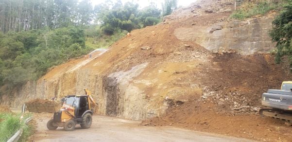 Interdição em trecho da BR 262, no Espírito Santo por Divulgação | DNIT