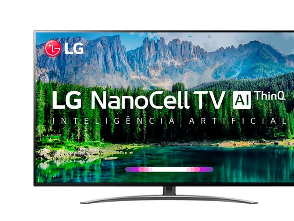 Smart TV LED 65" LG 65SM8600 UltraHD 4K NanoCell IPS HDR com inteligência artificial, HDR, WebOS 4.5 e Controle Smart Magic. Cód: 439442.  por Divulgação/Sipolatti