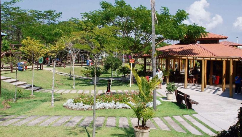 Foto mostra área do Parque Botânico da Vale, em Jardim Camburi, Vitória