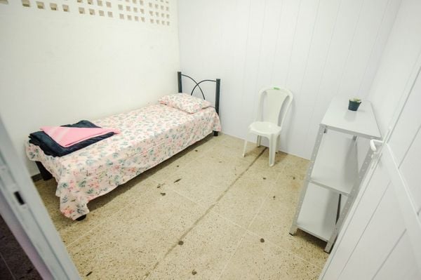 Centro de Quarentena de Vitória, que foi montado no Sambão do Povo