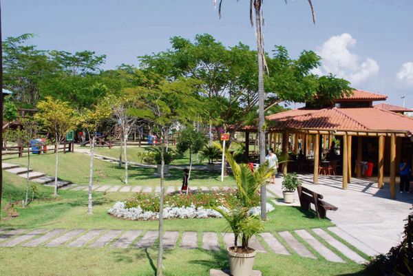Foto mostra área do Parque Botânico da Vale, em Jardim Camburi, Vitória