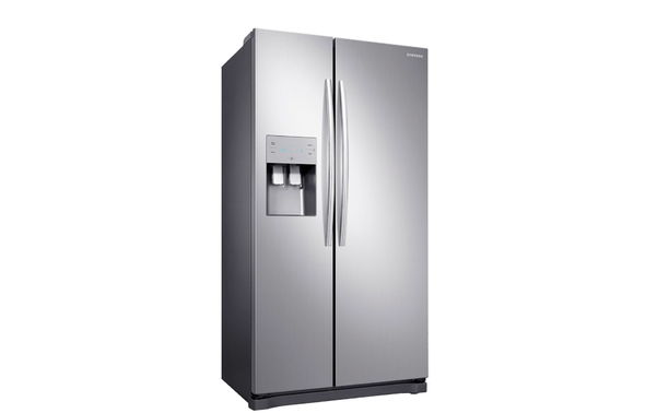 Geladeira Samsung Side By Side RS50N3413S8 501 litros, frost free, Inox Look - 110 volts. Código: 449144. por Divulgação