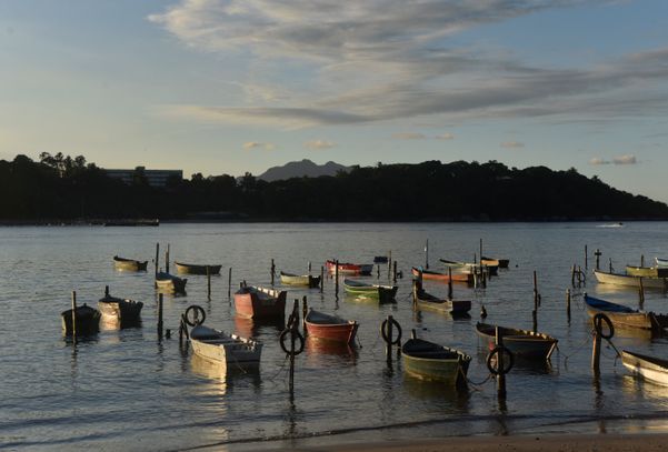 Vitória - ES - Entardecer na Ilha do Frade. por Vitor Jubini