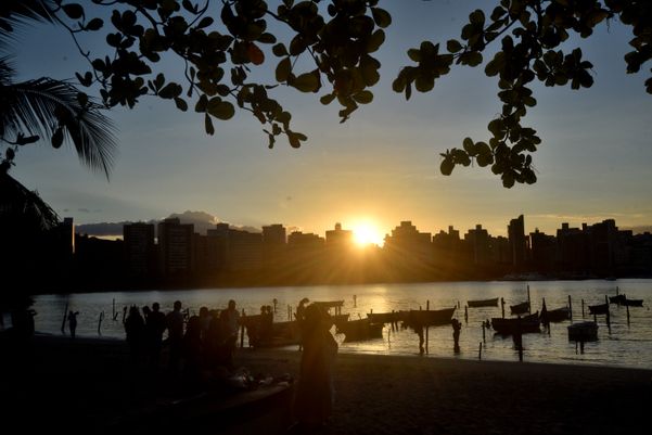 Vitória - ES - Entardecer na Ilha do Frade. por Vitor Jubini