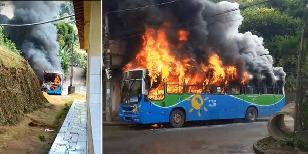 Incêndio a ônibus na Grande Vitória