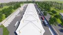 Projeto mostra como ficará o Terminal de Itaparica após o término das obras. Previsão é que de trabalhos sejam concluídos em setembro(Divulgação / DER)