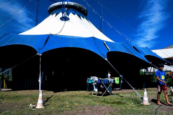 Circo Barcelona antes do incêndio desta terça-feira (28)