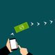 Transferência de dinheiro online de celular para celular