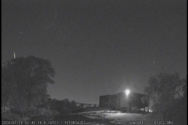 Chuva de meteoros no céu do ES por Gaturamo | Ufes