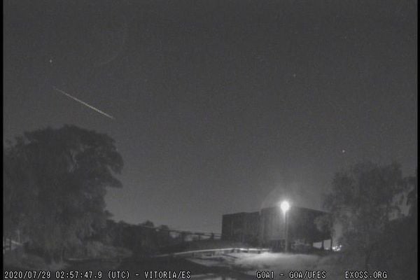 Chuva de meteoros no céu do ES por Gaturamo | Ufes