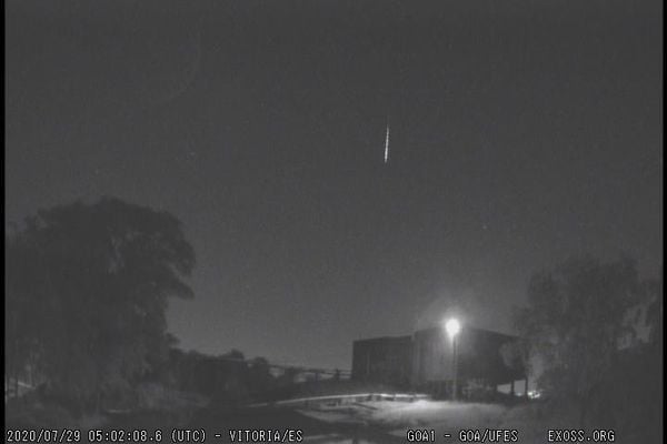 Chuva de meteoros no céu do ES por Gaturamo | Ufes