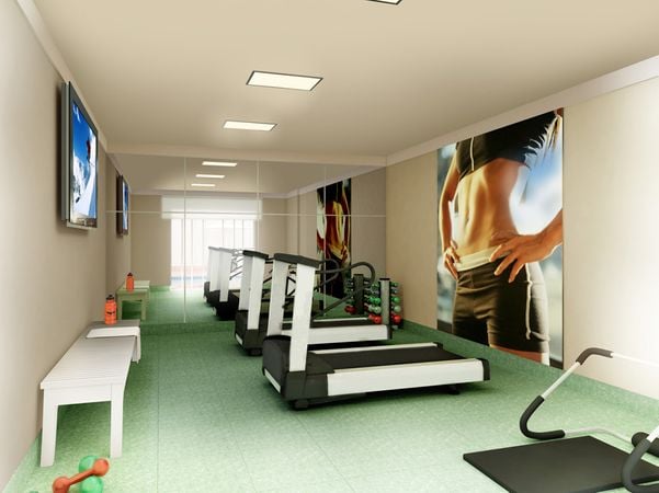 Espaço de academia no condomínio Verano Residencial