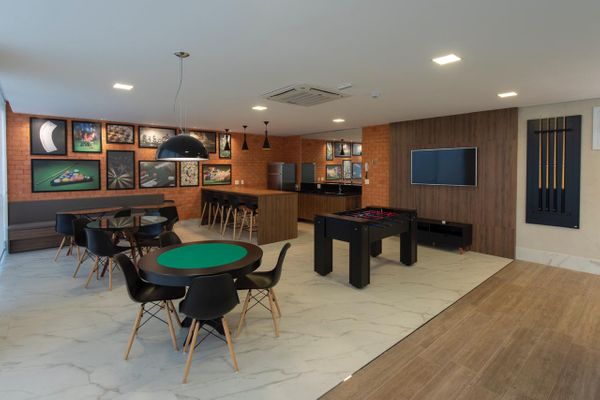 Sport lounge é um dos espaços do Reserva Mata da Praia