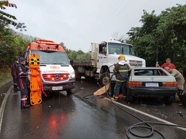 SAmu também atendeu a ocorrência por Corpo de Bombeiros ES