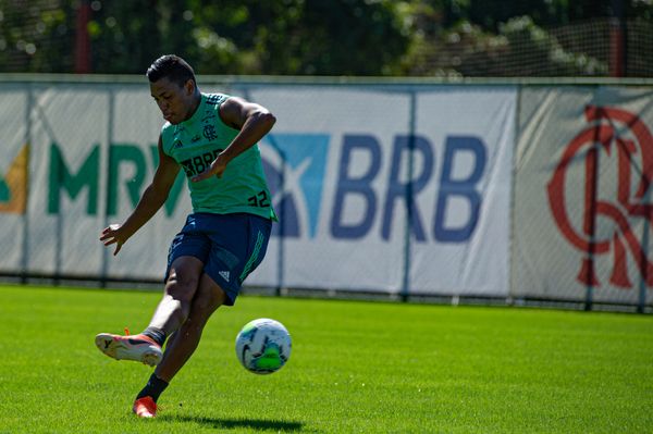 Pedro Rocha, atacante do Flamengo por Alexandre Vidal/Flamengo