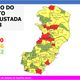 Imagem - Mapa de risco: cai para 10 o número de cidades em alerta vermelho