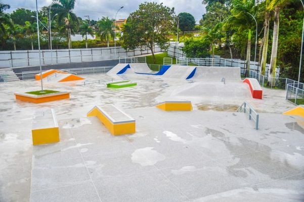 Novo Skate Park de Linhares é pichado por vândalos antes mesmo de ser inaugurado