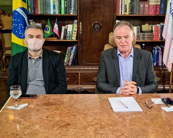 Os governadores do Espírito Santo, Renato Casagrande, e de Minas Gerais, Romeu Zema, anunciaram, nesta terça-feira (04), os investimentos em solenidade virtual