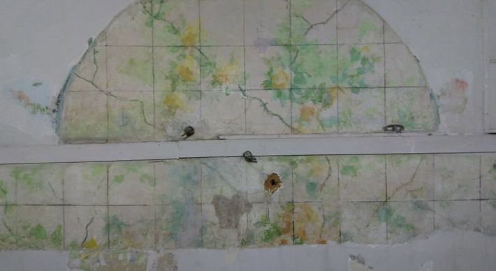A prefeitura divulgou nesta quarta-feira (5) imagens das pinturas inéditas, descobertas durante processo de restauração do local