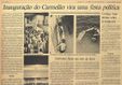 Inauguração do "Carmelão" foi destaque no jornal A Gazeta em 1986(Cedoc/A Gazeta)