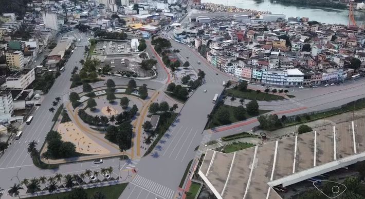 Trecho passou por mudanças históricas, com o início dos aterros, a construção da Rodoviária de Vitória e da Segunda Ponte, que estabeleceram o fluxo de veículos na região