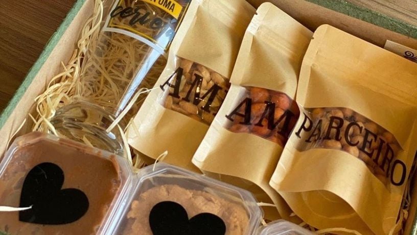 Caixa Presentão da confeitaria Doce é tudo para o Dia dos Pais