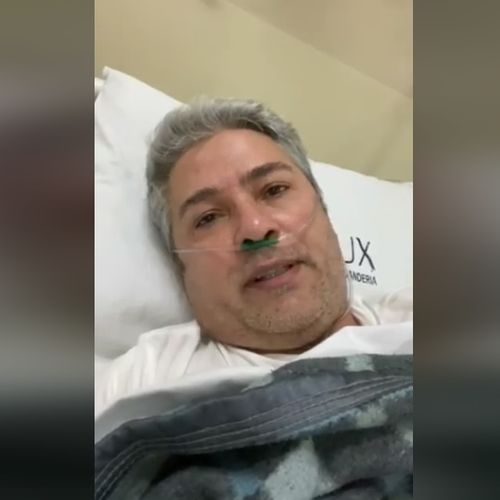 'Doença muito difícil', disse o humorista, que está em hospital de Vitória desde quarta-feira (5), em vídeo publicado nas redes sociais